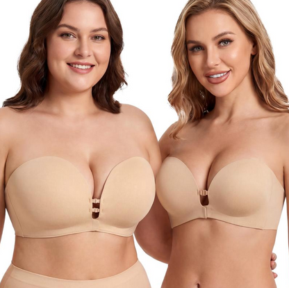 Womens Strapless Front Closure Bra